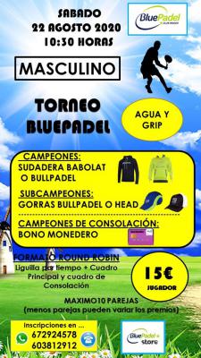 poster torneo TORNEO BLUEPADEL