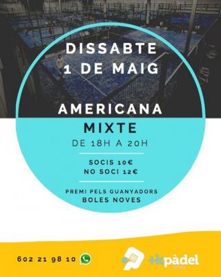 poster del torneo AMERICANA MIXTA