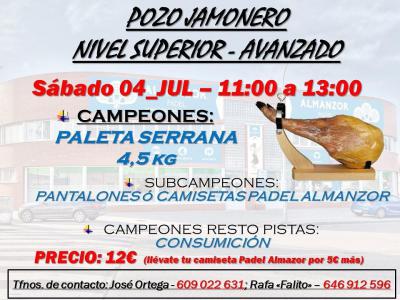 poster del torneo POZO JAMONERO NIVEL SUPERIOR - AVANZADO
