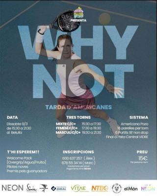 poster torneo AMERICANAS WHY NOT