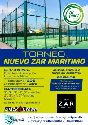 poster del torneo TORNEO NUEVO ZAR MARITIMO 2022