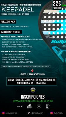 poster del torneo KEEPADEL (NIVELES A -B) & GET INDOOR