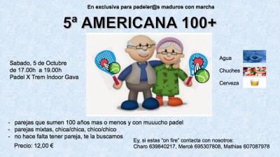 poster del torneo AMERICANA >50 AÑOS. CARROZAS C/MARCHA