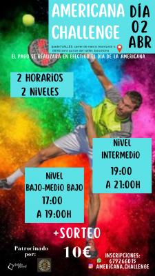 poster torneo AMERICANA CHALLENGE