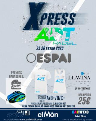 poster del torneo 1A PRUEBA CIRCUITO XPRESS ADT
