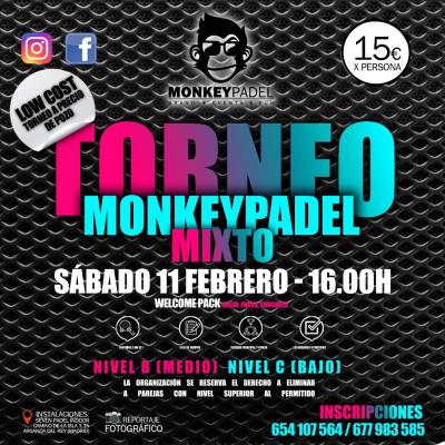 poster torneo TORNEO MONKEY PADEL