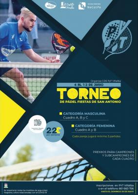 poster del torneo TORNEO FIESTAS DE SAN ANTONIO