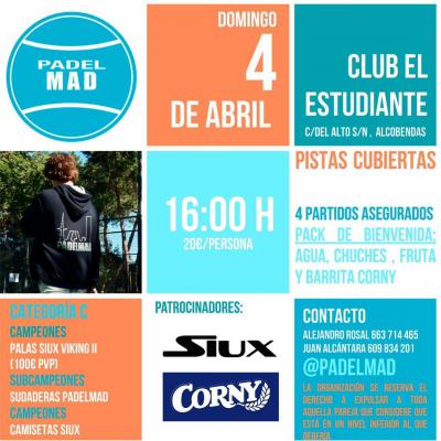 poster del torneo TORNEO DE PADEL