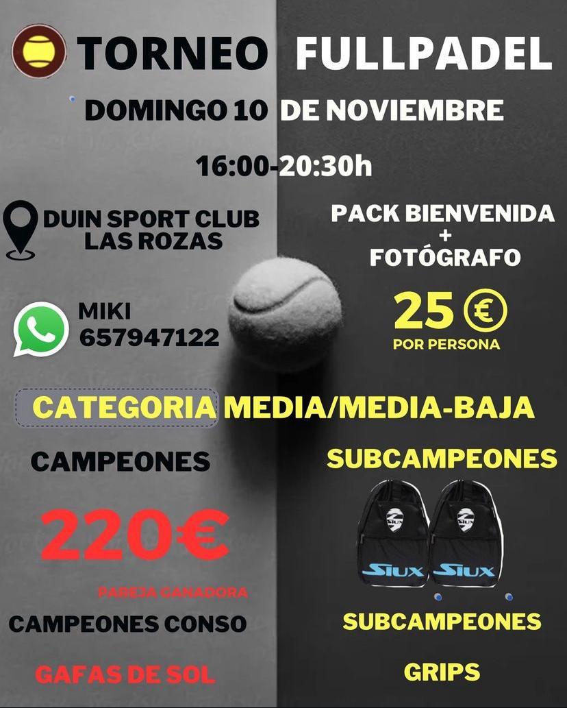 cartel del torneo