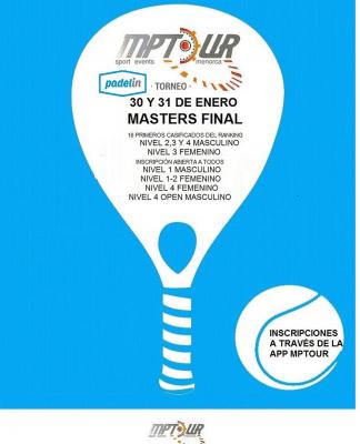 poster del torneo MASTER FINAL MPT TOUR