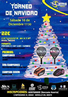 poster del torneo TORNEO MIXTO DE NAVIDAD