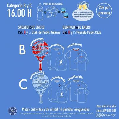 poster del torneo TORNEO PADEL MAD