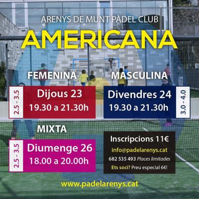 poster del torneo AMERICANAS