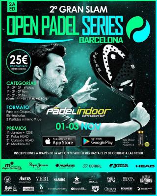poster del torneo 2º GRAN SLAM OPEN PADEL SERIES
