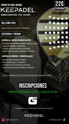 poster del torneo KEEPADEL & G24 PADEL
