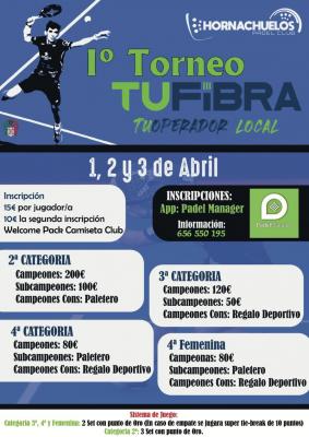 poster del torneo 1º TORNEO TUFIBRA HORNACHUELOS