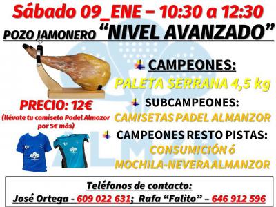 poster del torneo POZO JAMONERO NIVEL AVANZADO