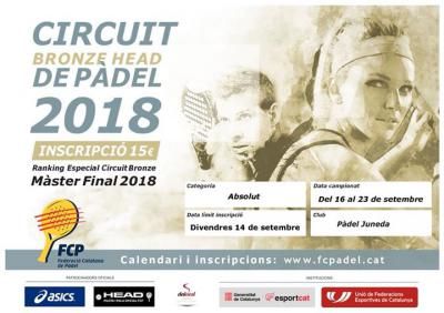 poster del torneo CIRCUIT BRONZE HEAD 2018