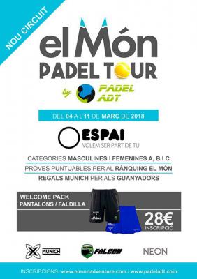 poster del torneo MON PADEL TOUR