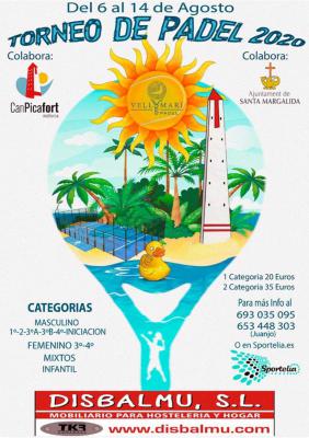 poster del torneo TORNEO DE PADEL 2020