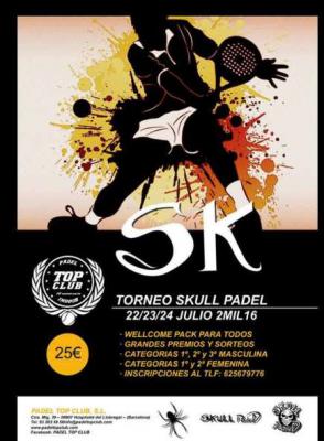 poster del torneo TORNEO SKULL PADEL