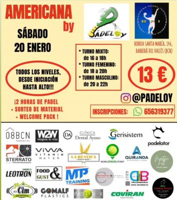 poster del torneo AMERICANA PADELOY