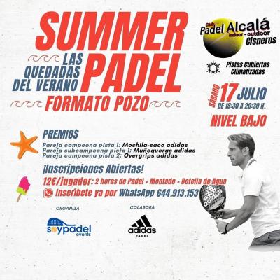 poster del torneo QUEDADA SUMMER PADEL