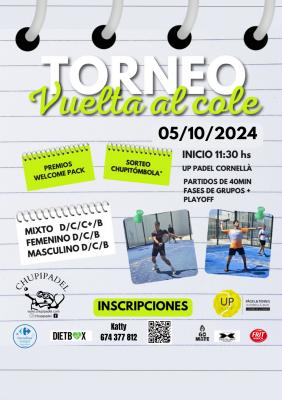 poster del torneo TORNEO CHUPIPADEL 