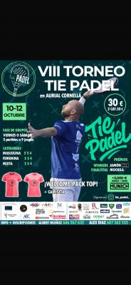poster del torneo TIE PADEL