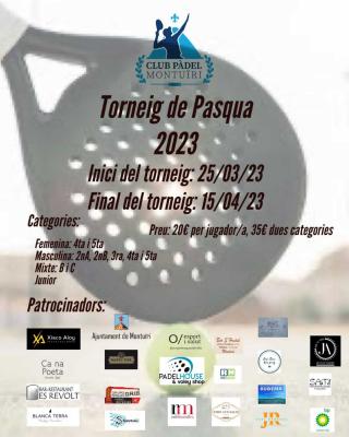 poster torneo TORNEIG DE PASQUA
