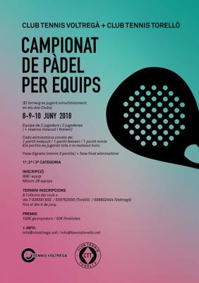 poster del torneo CAMPIONAT PER EQUIPS