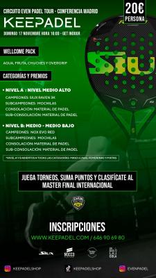 poster del torneo TORNEO KEEPADEL & GET INDOOR