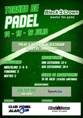 poster del torneo TORNEO BLACK CROWN