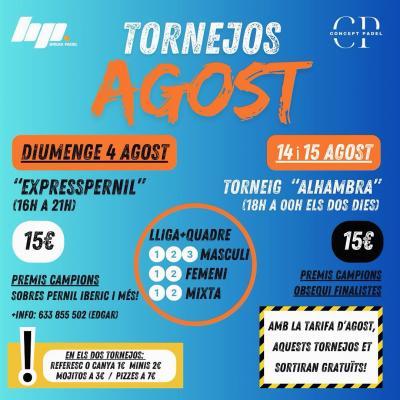 poster torneo TORNEIG ALHAMBRA