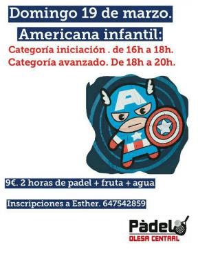 poster del torneo AMERICANA INFANTIL