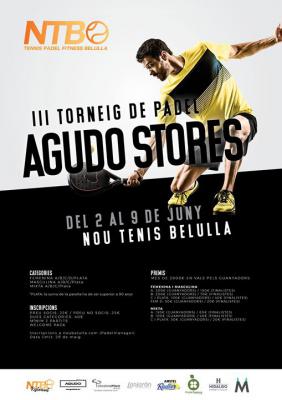 poster del torneo III TORNEIG DE PADEL AGUDO STORES