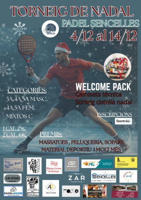 poster torneo TORNEIG NADAL PADEL SENCELLES