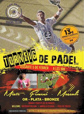 poster del torneo TORNEIG DISSABTES