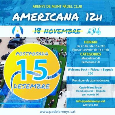 poster del torneo AMERICANA 12H