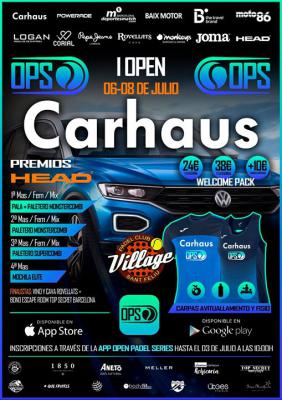poster del torneo I OPEN VOLKSWAGEN CARHAUS