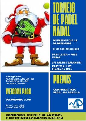 poster del torneo TORNEO DE NAVIDAD
