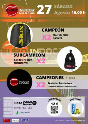 poster del torneo POZO INICIACIÓN PADEL NUESTRO