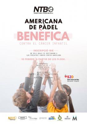 poster del torneo AMERICANA BENÈFICA CONTRA EL CANCER INFANTIL