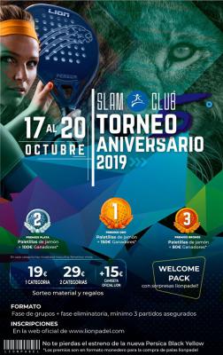 poster del torneo TORNEO ANIVERSARIO 2019