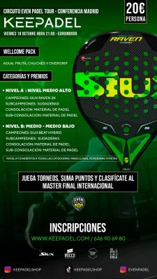 poster del torneo KEEPADEL & EUROINDOOR