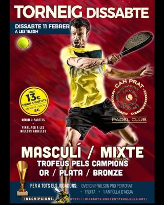 poster del torneo TORNEIG DISSABTE