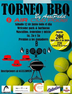 poster del torneo TORNEO BBQ BY ANAI PADEL