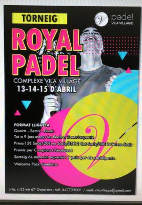 poster del torneo TORNEIG ROYAL PADEL