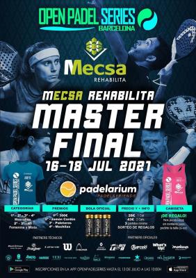 poster del torneo MECSA REHABILITA MASTER FINAL