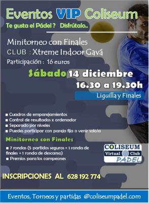 poster del torneo MINITORNEO LIGUILLA CON FINALES